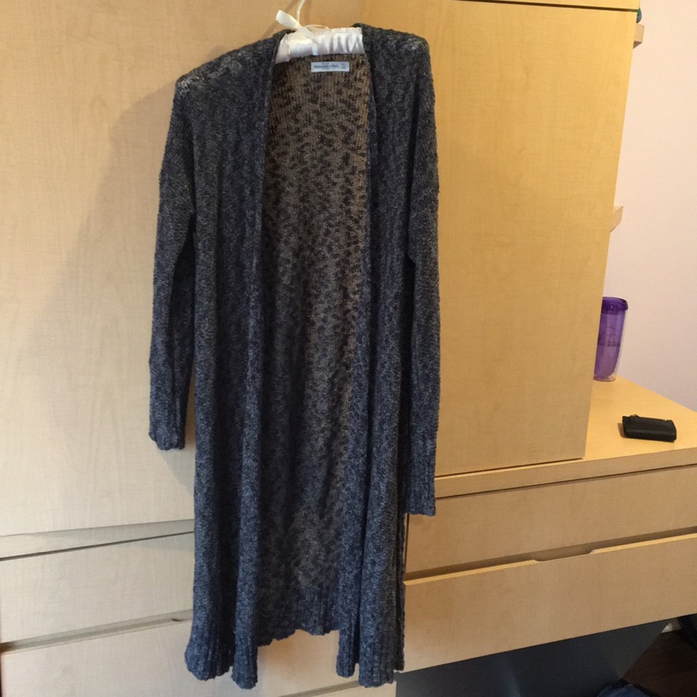 Gray cardigan